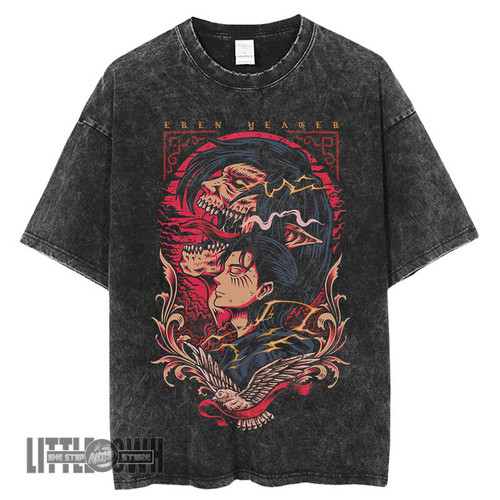 Eren Attack On Titan Vintage T Shirts