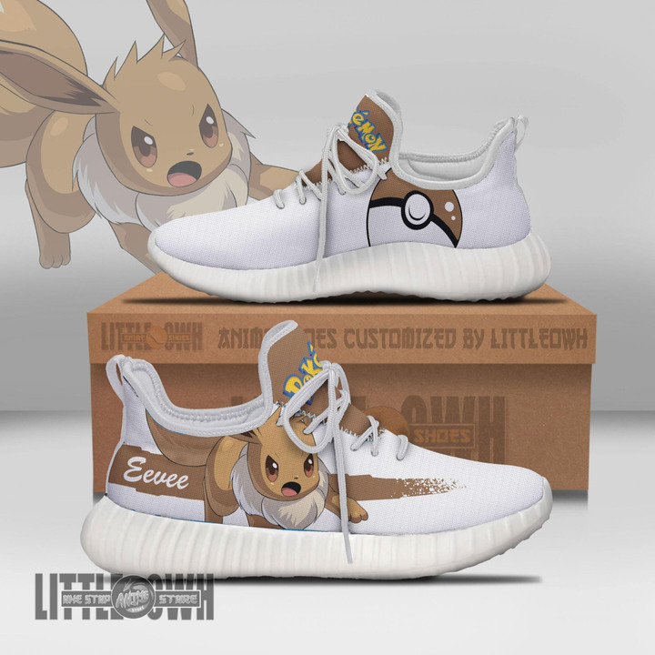 Eevee Reze Boost Custom Pokémon Anime Shoes - LittleOwh - 1