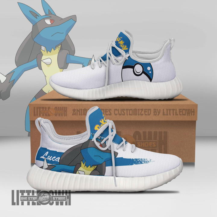 Lucario Reze Boost Custom Pokémon Anime Shoes - LittleOwh - 1