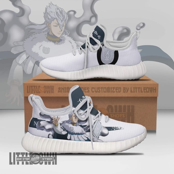 Black Clover Shoes Nozel Silva Reze Boost Custom Anime Sneakers - LittleOwh - 1