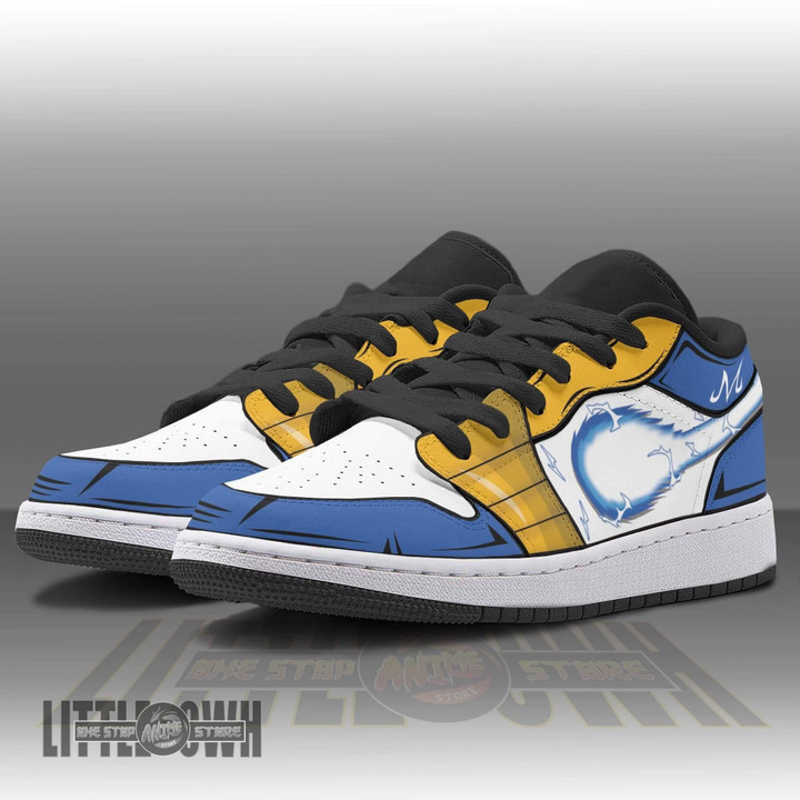 Majin Vegeta JD Low Top Sneakers Custom Dragon Ball Anime Shoes - LittleOwh - 2