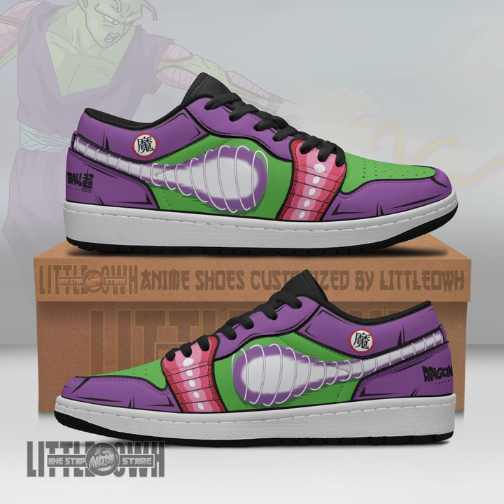 Piccolo Shoes Dragon Ball Z Skill Anime JD Low Top Sneakers - LittleOwh - 1