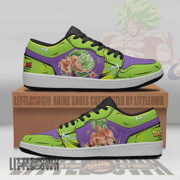Broly Dragon Ball Custom Anime JD Low Top Sneakers - LittleOwh - 5