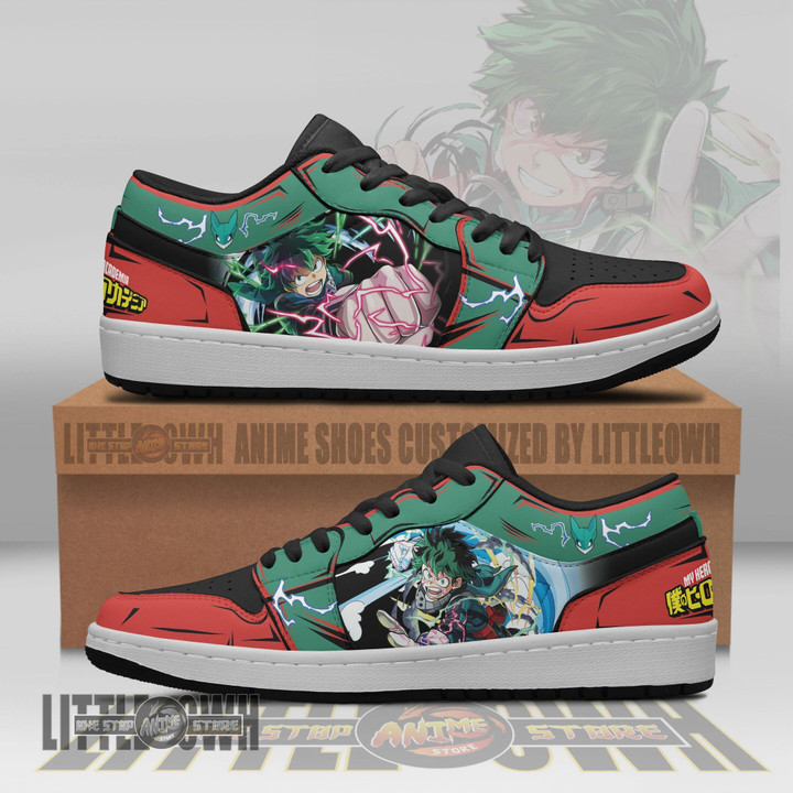 Deku Shoes My Hero Academia Shoes Anime JD Low Top Sneakers - LittleOwh - 1