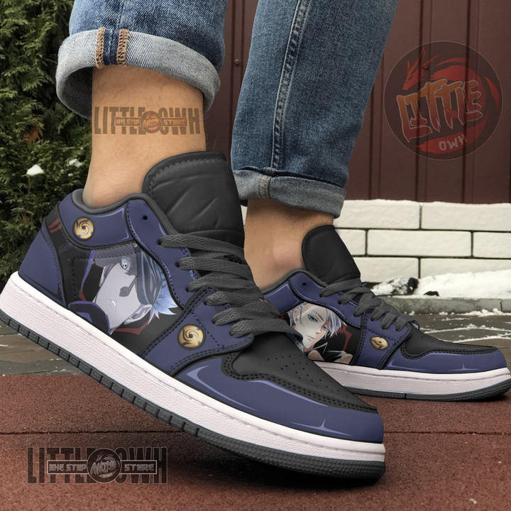 Jujutsu Kaisen Satoru Gojo Anime Shoes Custom JD Low Sneakers - LittleOwh - 4