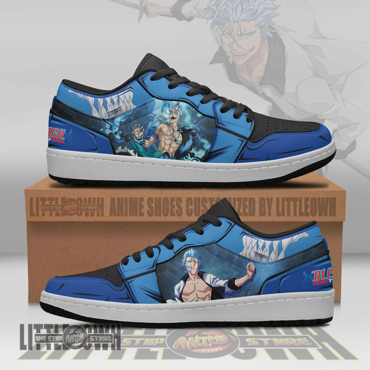 Bleach Shoes Grimmjow Jaegerjaquez Custom Anime JD Low Sneakers - LittleOwh - 4
