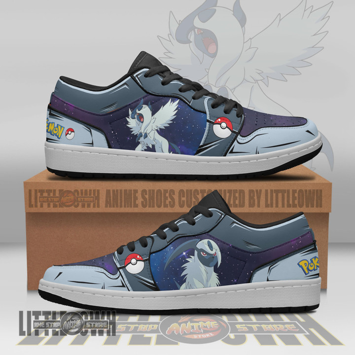 Absol Pokemon Anime Shoes Custom JD Low Sneakers - LittleOwh - 1