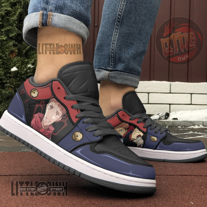 Jujutsu Kaisen Yuji Itadori Anime Shoes Custom JD Low Sneakers - LittleOwh - 4