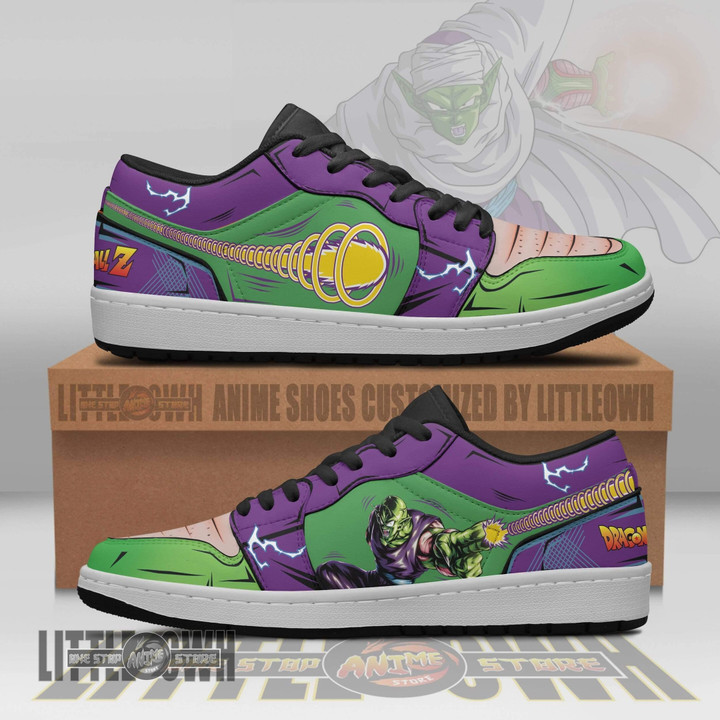 Piccolo Shoes Custom Dragon Ball Anime JD Low Top Sneakers - LittleOwh - 5
