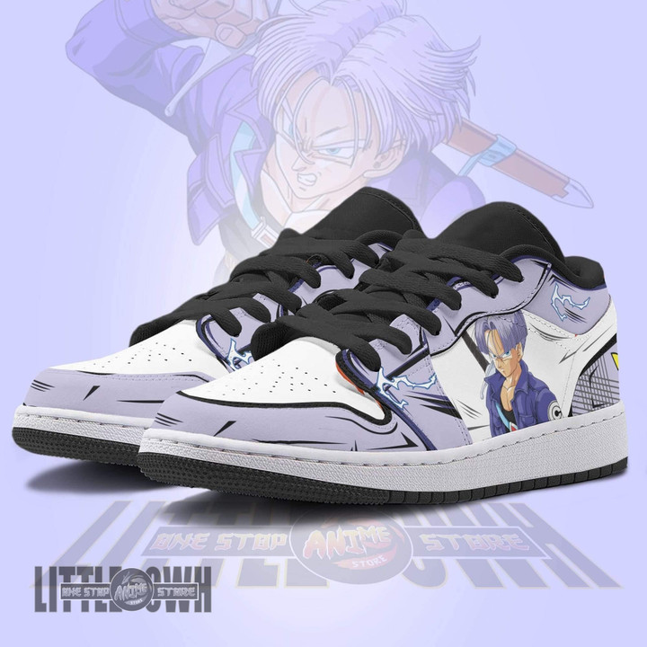 Future Trunks JD Low Top Sneakers Custom Dragon Ball Anime Shoes - LittleOwh - 2