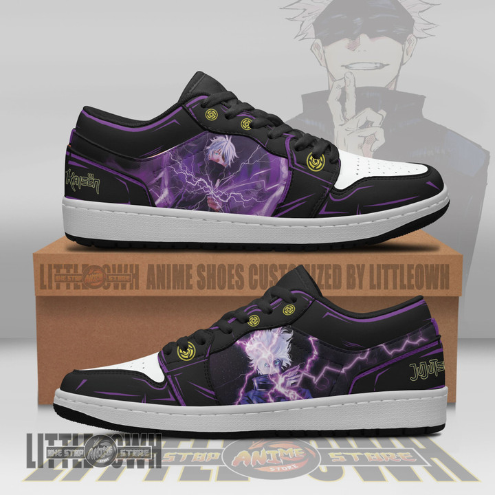 Satoru Gojo Anime Shoes Custom Jujutsu Kaisen JD Low Sneakers - LittleOwh - 1