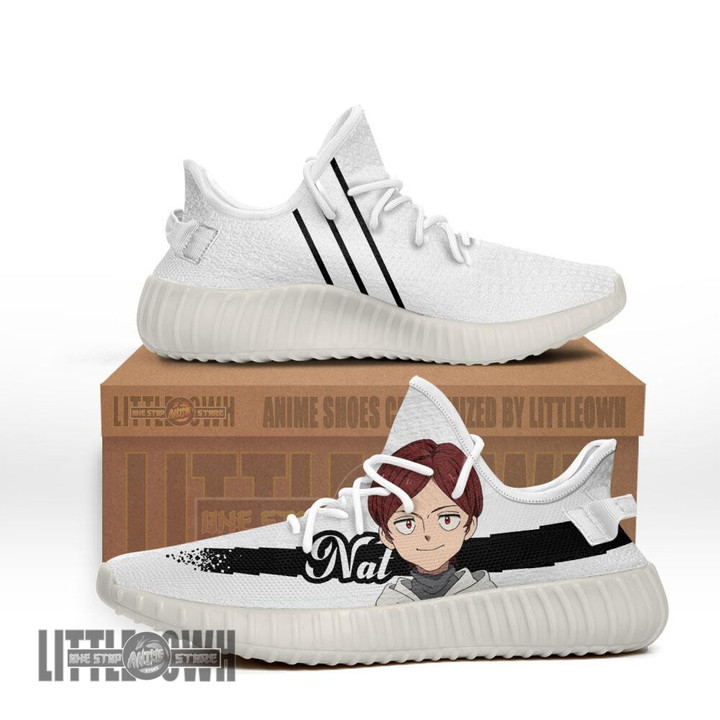 Nat Shoes Custom Promised Neverland Anime YZ Boost Sneakers - LittleOwh - 1