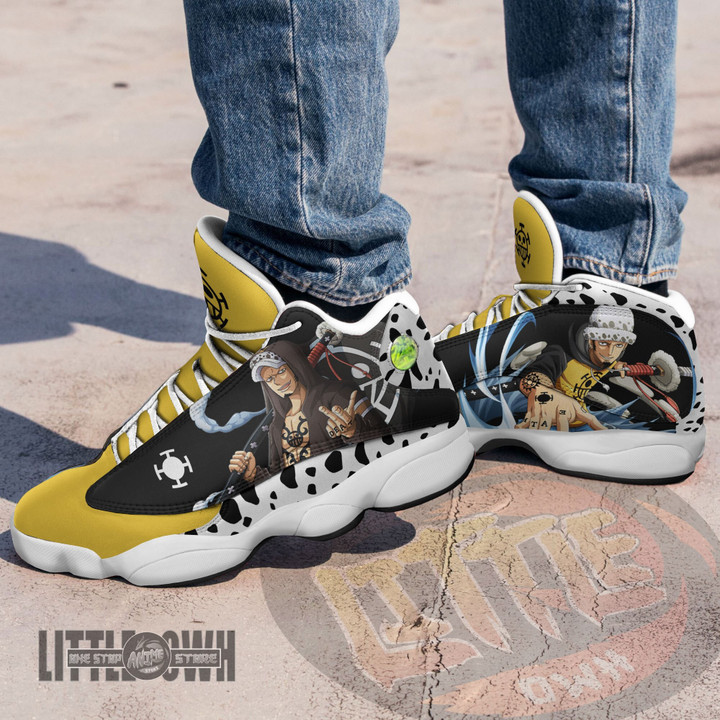 Trafalgar Law Shoes Custom 1Piece Anime JD13 Sneakers - LittleOwh - 4