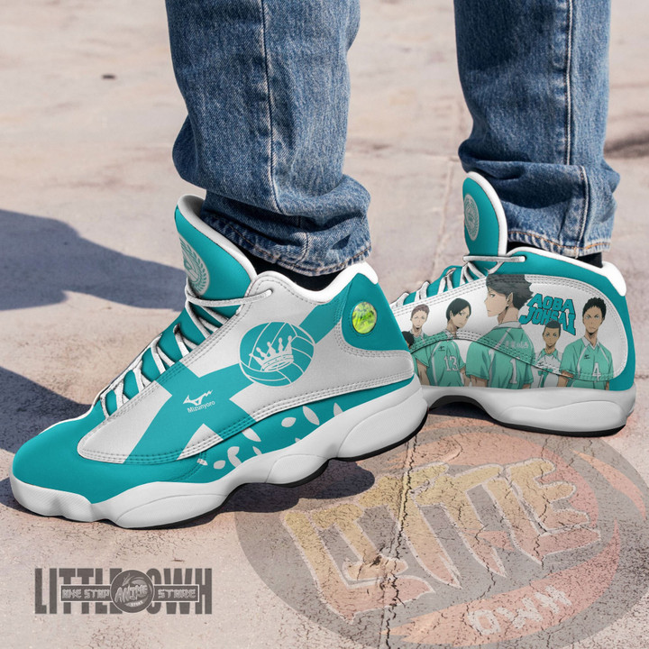 Aoba Johsai High Shoes Custom Haikyuu Anime JD13 Sneakers - LittleOwh - 4