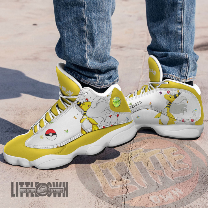 Ampharos Shoes Custom Pokemon Anime JD13 Sneakers - LittleOwh - 4