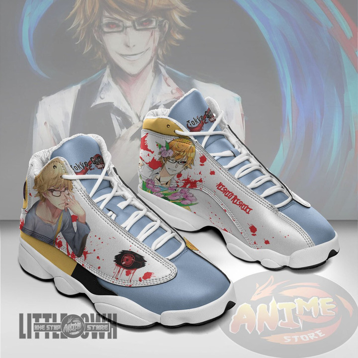 Nishio Nishiki Shoes Custom Tokyo Ghoul Anime JD13 Sneakers - LittleOwh - 2