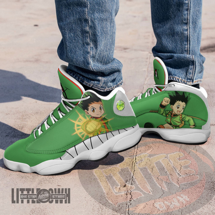 Gon Freecss Shoes Custom Hunter x Hunter Anime JD13 Sneakers - LittleOwh - 4