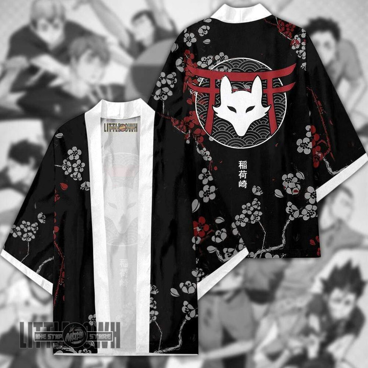 Inarizaki Haikyuu Kimono Cardigans Anime Coat Outfits Cosplay Costumes - LittleOwh - 1