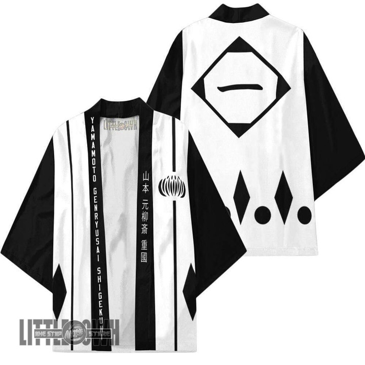1st Division Bleach Kimono Cardigans Anime Cloak Unisex Cosplay Costumes - LittleOwh - 3