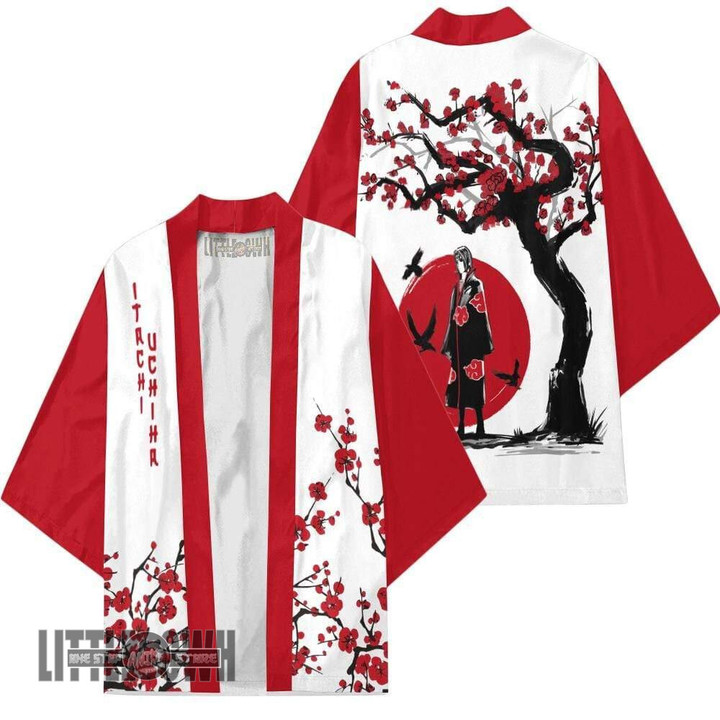 Akatsuki Itachi Nrt Cloak Anime Robe Kimono Cardigan Ninja Under The Sun - LittleOwh - 1