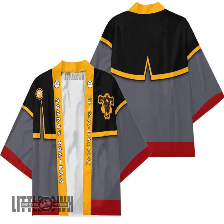 Gordon Agrippa Black Clover Kimono Cardigan Custom Anime Coplays Costumes - LittleOwh - 3