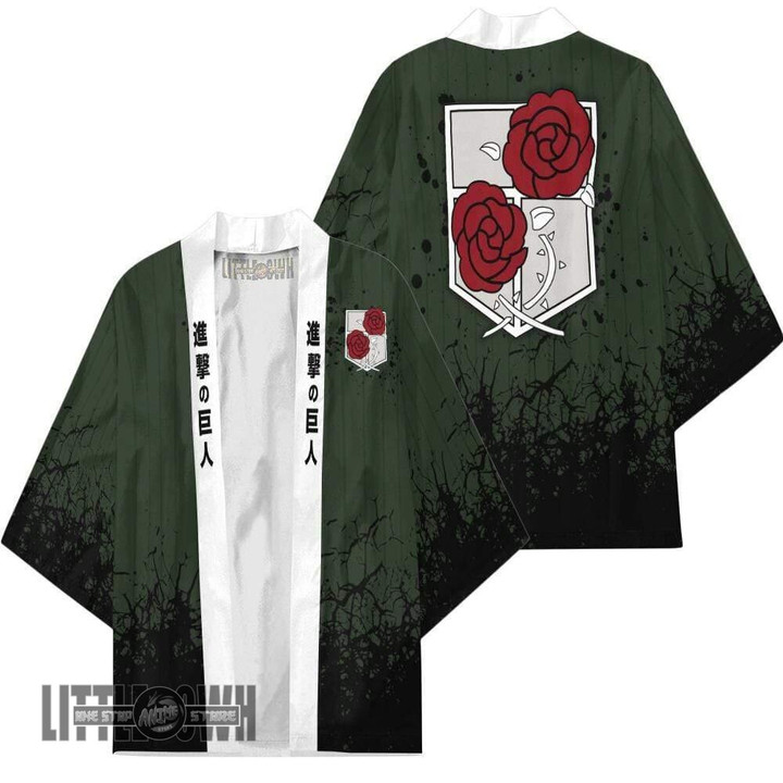 Garrison Regiment Kimono Cardigans Custom Anime AOT Jacket Pajamas Sleepwear - LittleOwh - 1