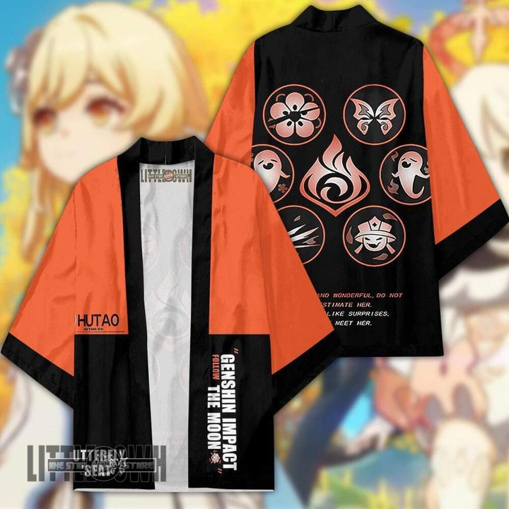 Genshin Impact Cloak Anime Robe Kimono Cardigans Unisex Outfits - LittleOwh - 1