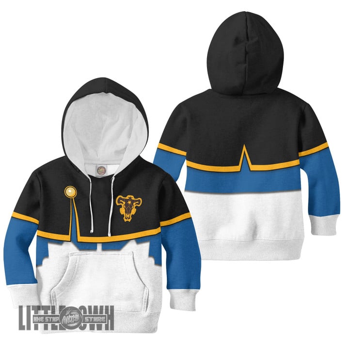 Black Clover Asta Anime Kids Hoodie and Sweater Costplay Costumes