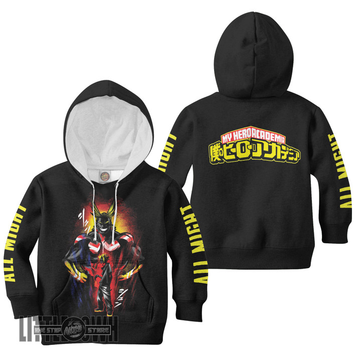 My Hero Academia All Might Anime Kids Hoodie and Sweater