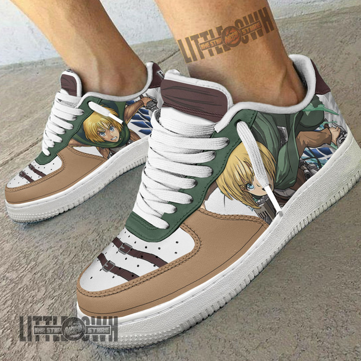 Armin Arlert Shoes Custom Attack On Titan Anime AF Sneakers - LittleOwh - 4