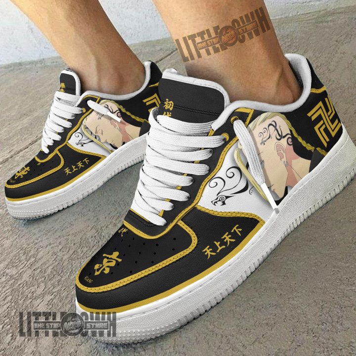Draken AF Sneakers Custom Tokyo Revengers Anime Shoes - LittleOwh - 4