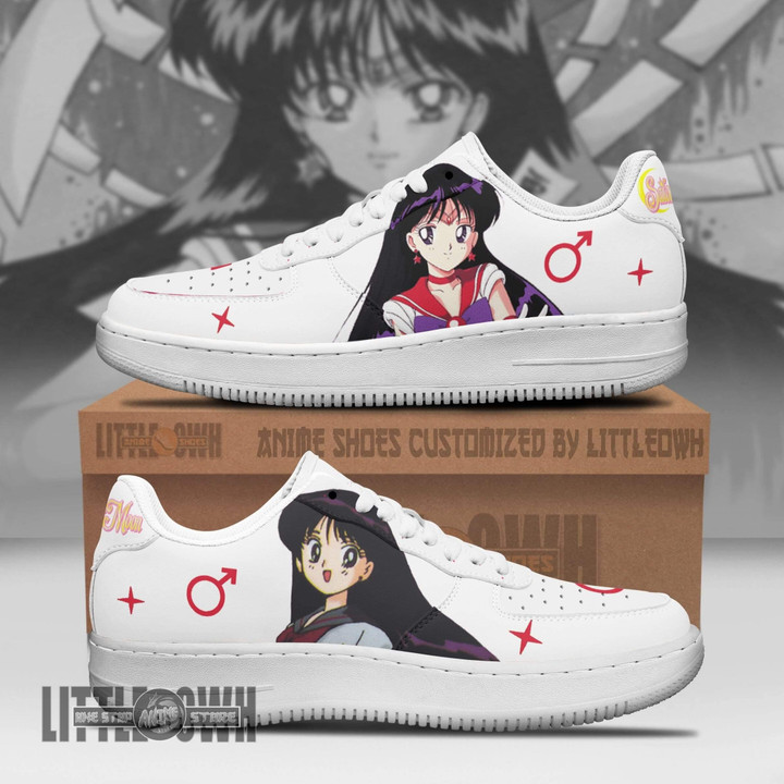 Sailor Mars Sailor Moon Shoes Custom Anime AF Sneakers - LittleOwh - 1