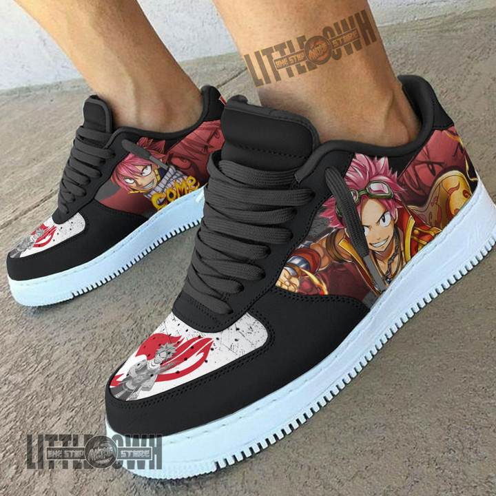 Natsu Dragneel AF Sneakers Custom Fairy Tail Anime Shoes - LittleOwh - 4