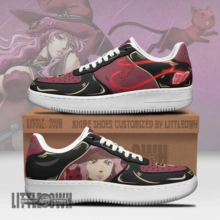 Vanessa Enoteca AF Sneakers Custom Black Clover Anime Shoes - LittleOwh - 1