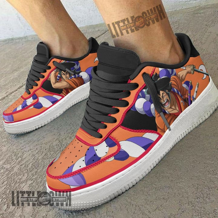 Kozuki Oden AF Sneakers Custom 1Piece Anime Shoes - LittleOwh - 4