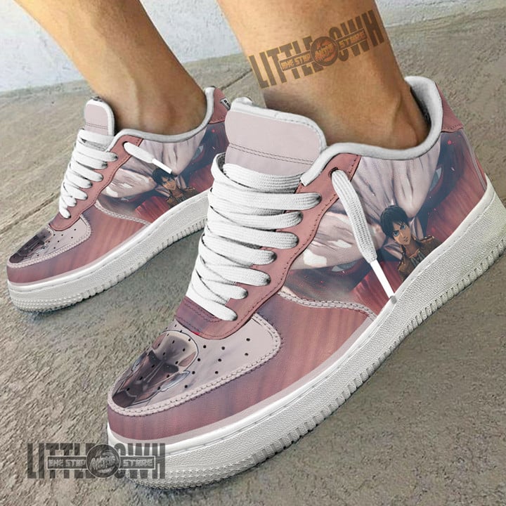 Eren x Colossal Titan AF Sneakers Custom Attack On Titan Anime Shoes - LittleOwh - 4