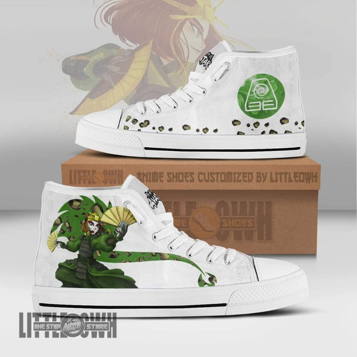 Suki High Top Canvas Shoes Custom Avatar: The Last Airbender Anime Sneakers - LittleOwh - 1