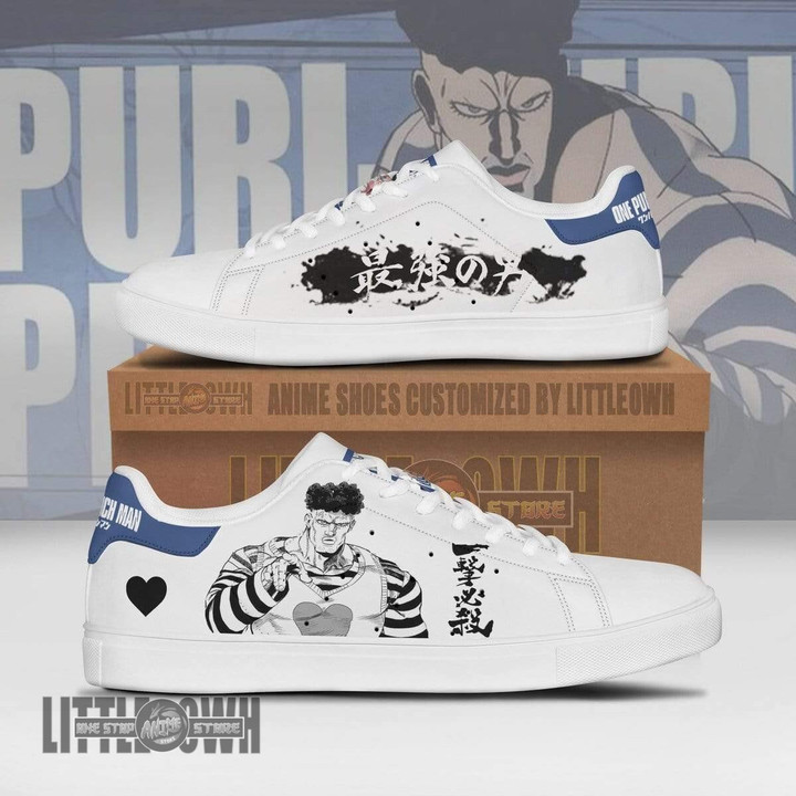 Puri Puri Prisoner Sneakers Custom One Punch Man Anime Skateboard Shoes - LittleOwh - 1