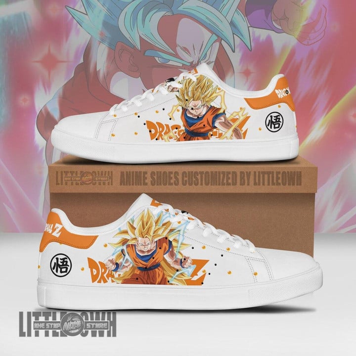 Dragon Ball Son Goku Skateboard Shoes Custom Anime Sneakers - LittleOwh - 1
