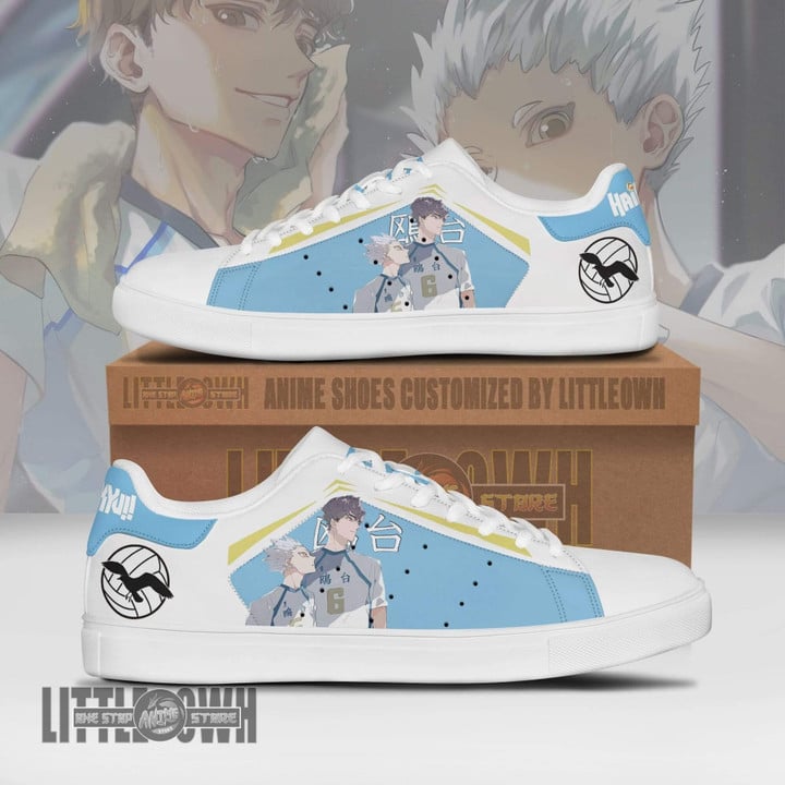 Kamomedai Skateboard Shoes Custom Haikyuu Anime Sneakers - LittleOwh - 1
