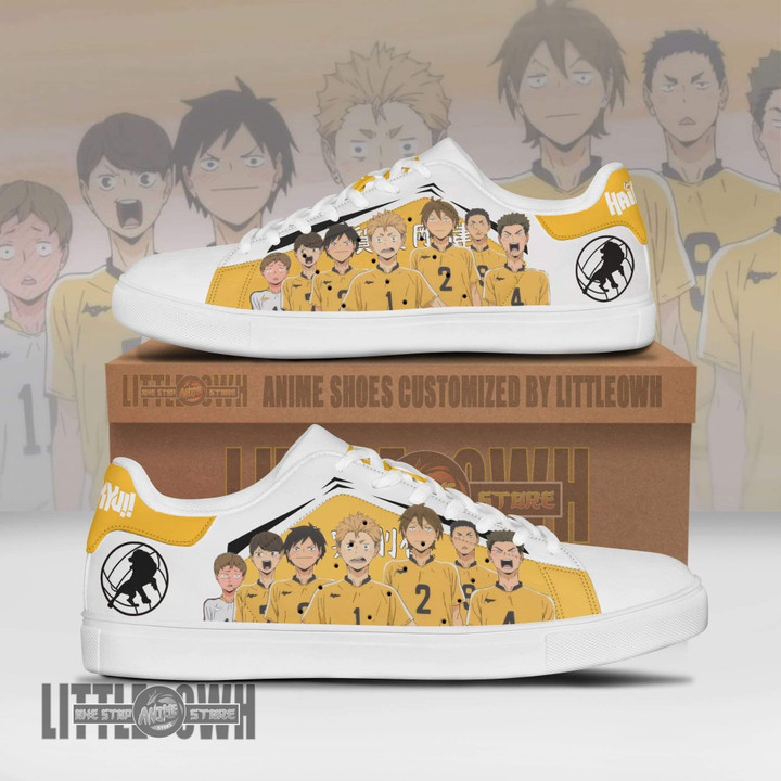 Johzenji Skateboard Shoes Custom Haikyuu Anime Sneakers - LittleOwh - 1