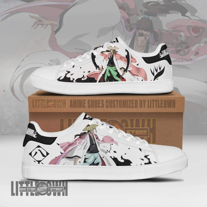 Kyoraku Shunsui Sneakers Custom Bleach Anime Shoes - LittleOwh - 1