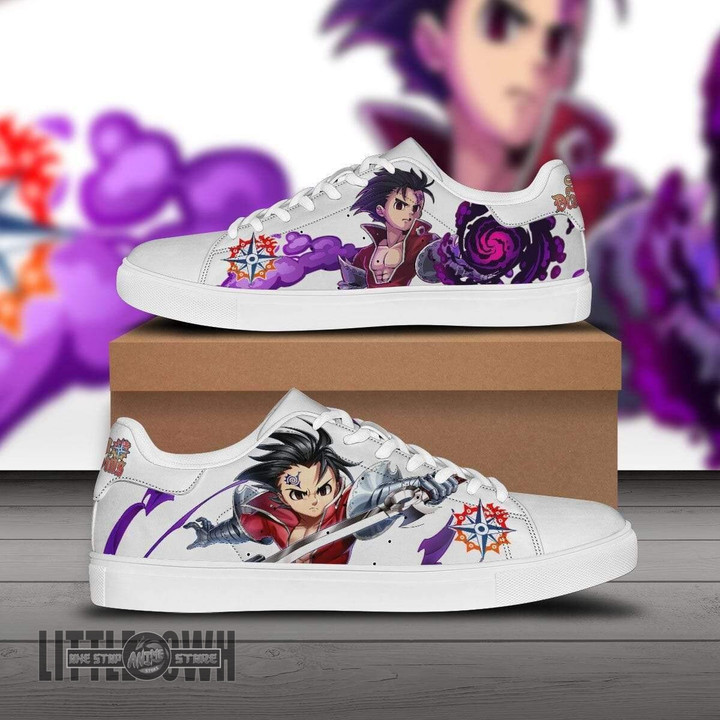 Zeldris Skate Sneakers Seven Deadly Sins Custom Anime Shoes - LittleOwh - 1