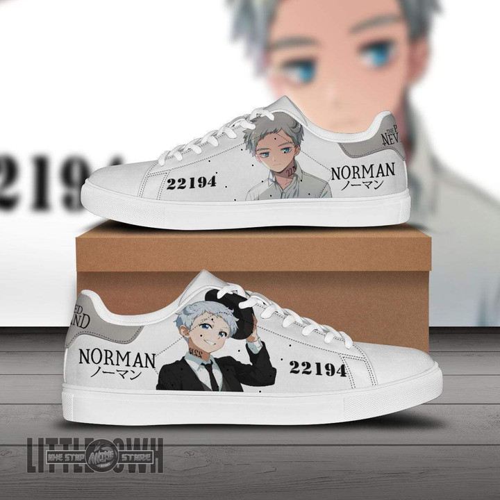 Norman Skate Sneakers The Promised Neverland Custom Anime Shoes - LittleOwh - 1