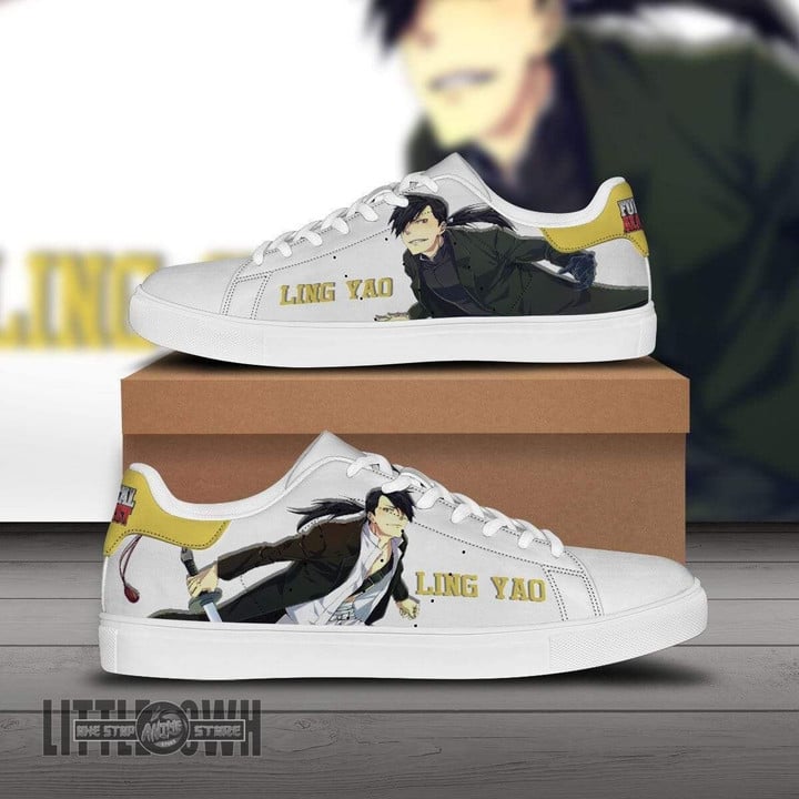 Ling Yao Skate Sneakers Fullmetal Alchemist Custom Anime Shoes - LittleOwh - 1