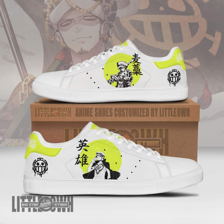 Trafalgar D. Water Law Sneakers Custom 1Piece Anime Shoes - LittleOwh - 1
