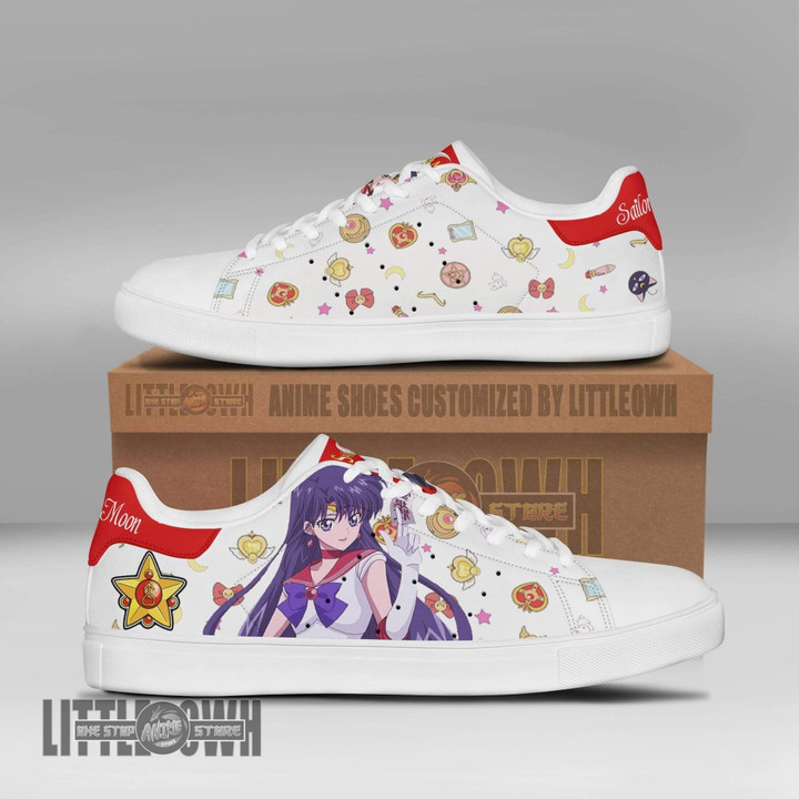 Sailor Mars Sneakers Custom Sailor Moon Anime Shoes - LittleOwh - 2