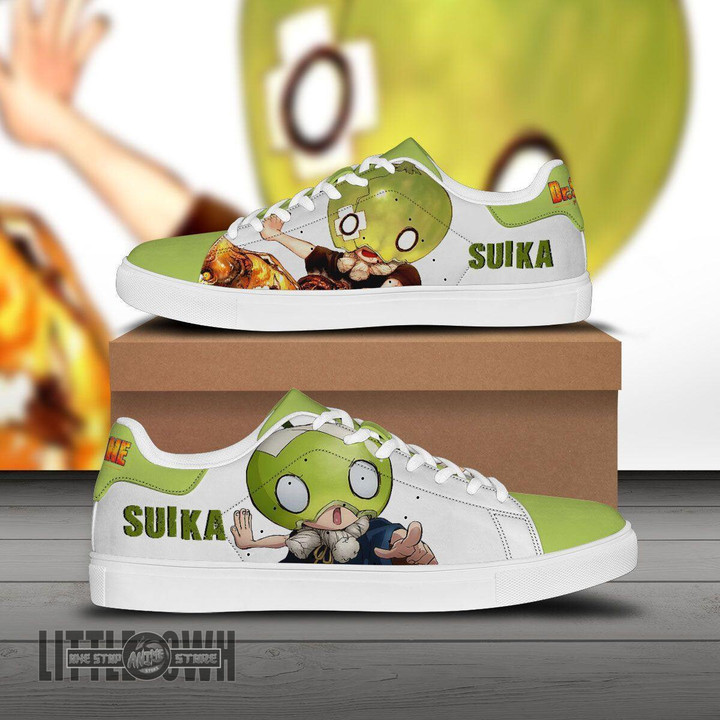 Dr.stone Suika Skate Sneakers Custom Dr. Stone Anime Shoes - LittleOwh - 1
