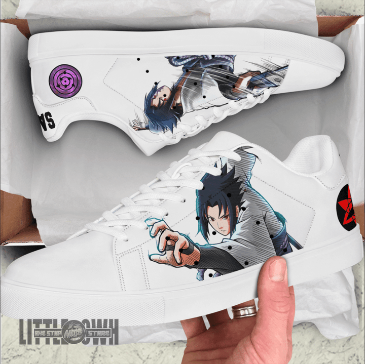 Sasuke Shoes Nrt Shippuden Anime Sneakers - LittleOwh - 2