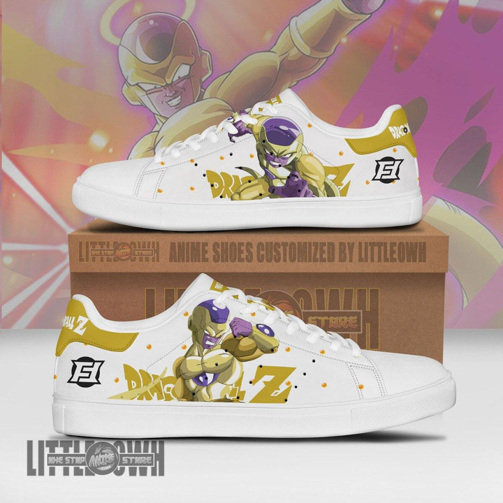 Dragon Ball Frieza Gold Skateboard Shoes Custom Anime Sneakers - LittleOwh - 1